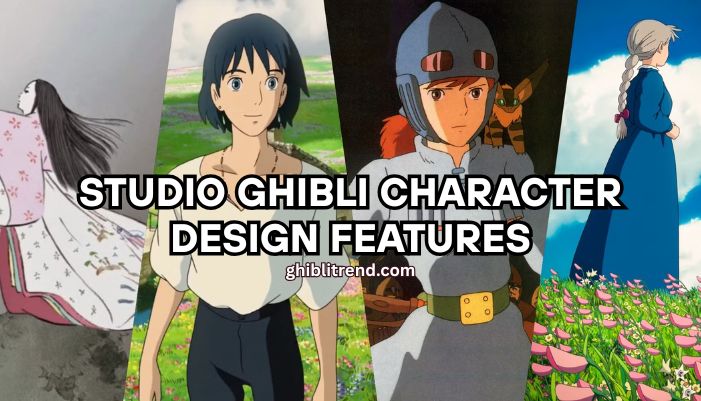studio ghibli character design features