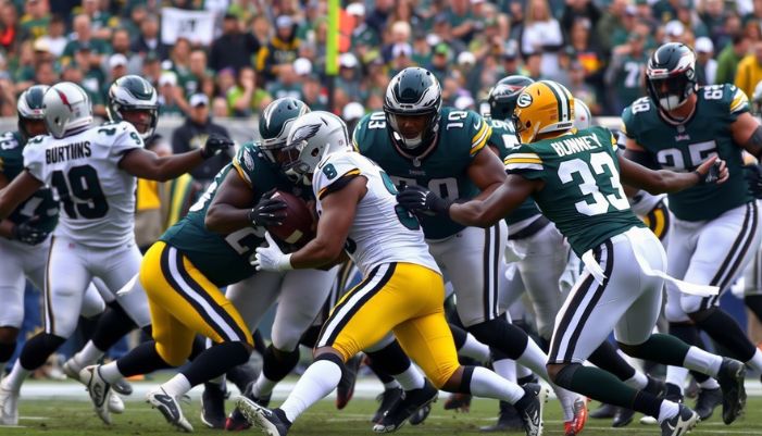 green bay packers vs philadelphia eagles match player stats 