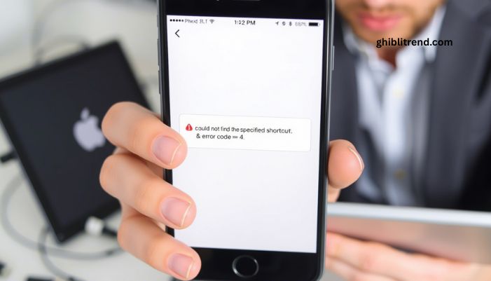 errordomain=nscocoaerrordomain&errormessage=could not find the specified shortcut.&errorcode=4