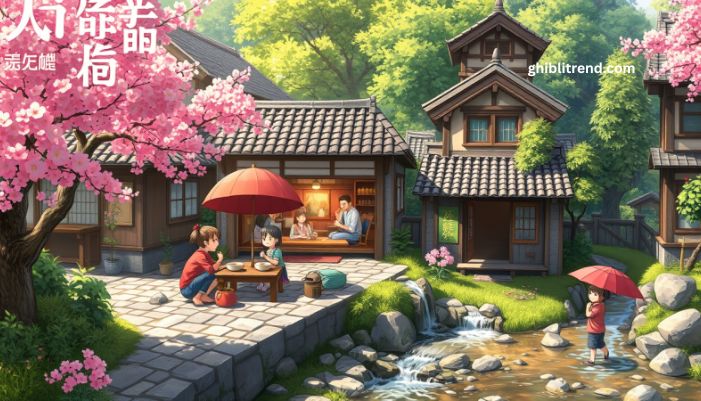 artwork ghibli 
