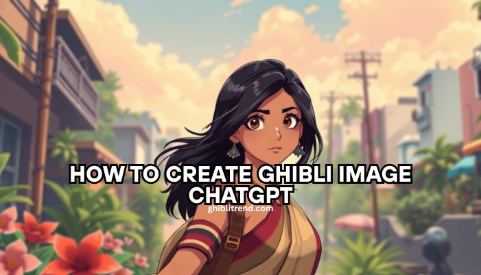 how to create ghibli image chatgpt